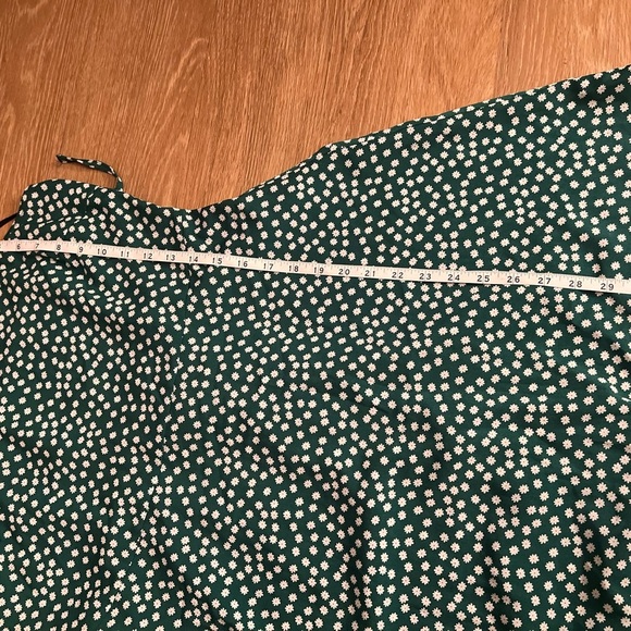SHEIN Green Floral Mini Dress, size XL - Picture 11 of 11